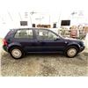 Image 11 : 2000 VW GOLF, BLUE, 234410 KMS, FRONT WHEEL DRIVE. - D584633