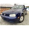 Image 1 : 2000 VW GOLF, BLUE, 234410 KMS, FRONT WHEEL DRIVE. - D584633