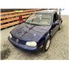 Image 4 : 2000 VW GOLF, BLUE, 234410 KMS, FRONT WHEEL DRIVE. - D584633