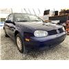 Image 8 : 2000 VW GOLF, BLUE, 234410 KMS, FRONT WHEEL DRIVE. - D584633