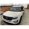 Image 4 : 2016 FORD EXPLORER, WHITE, 191315 KMS, ALL WHEEL DRIVE. - DA53977