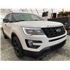 Image 8 : 2016 FORD EXPLORER, WHITE, 191315 KMS, ALL WHEEL DRIVE. - DA53977