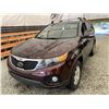 Image 3 : 2012 KIA SORRENTO, RED, 189391 KMS, FRONT WHEEL DRIVE. - D306307
