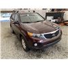 Image 9 : 2012 KIA SORRENTO, RED, 189391 KMS, FRONT WHEEL DRIVE. - D306307