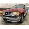 Image 2 : 2001 FORD F150, RED, 218083 KMS, REAR WHEEL DRIVE. - DA14385