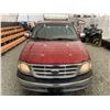 Image 7 : 2001 FORD F150, RED, 218083 KMS, REAR WHEEL DRIVE. - DA14385