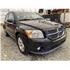 Image 8 : 2010 DODGE CALIBER, BLACK, 167083 KMS, FRONT WHEEL DRIVE. - B574461