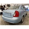 Image 14 : 2007 HYUNDAI ACCENT, BLUE, 187982 KMS, FRONT WHEEL DRIVE. - D140112