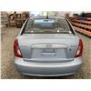 Image 18 : 2007 HYUNDAI ACCENT, BLUE, 187982 KMS, FRONT WHEEL DRIVE. - D140112