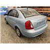 Image 21 : 2007 HYUNDAI ACCENT, BLUE, 187982 KMS, FRONT WHEEL DRIVE. - D140112