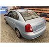 Image 22 : 2007 HYUNDAI ACCENT, BLUE, 187982 KMS, FRONT WHEEL DRIVE. - D140112