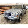 Image 3 : 2013 JEEP PATRIOT, BLUE, 219610 KMS, FRONT WHEEL DRIVE. - J221462