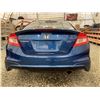 Image 17 : 2012 HONDA CIVIC SI, BLUE, 266345 KMS, FRONT WHEEL DRIVE. - D100229