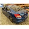 Image 22 : 2012 HONDA CIVIC SI, BLUE, 266345 KMS, FRONT WHEEL DRIVE. - D100229