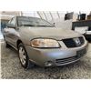 Image 8 : 2006 NISSAN SENTRA, GOLD, 194480 KMS, FRONT WHEEL DRIVE. - D539190