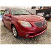 Image 8 : 2006 PONTIAC VIBE, RED, 254198 KMS, FRONT WHEEL DRIVE. - D455375