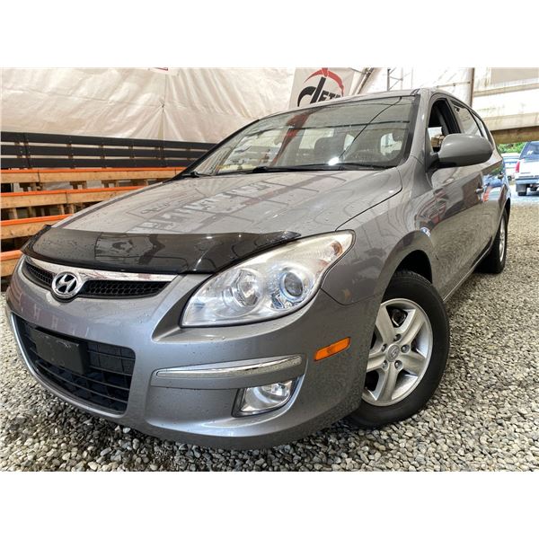 2011 HYUNDAI ELANTRA, GREY, 218823 KMS, FRONT WHEEL DRIVE. - D107703