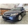 Image 1 : 2007 HONDA CIVIC, BLUE, 304955 KMS, FRONT WHEEL DRIVE. - D801120