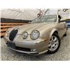 Image 1 : 2003 JAGUAR STYPE, GOLD, 164358 KMS, REAR WHEEL DRIVE. - BM47130
