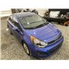 Image 10 : 2012 KIA RIO, BLUE, 143750 KMS, FRONT WHEEL DRIVE. - J736023