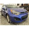Image 8 : 2012 KIA RIO, BLUE, 143750 KMS, FRONT WHEEL DRIVE. - J736023