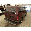 Image 14 : 1992 GMC SAFARI XT, RED, 303113 KMS, REAR WHEEL DRIVE. - D536459