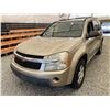 Image 3 : 2006 CHEVY EQUINOX, GOLD, 283013 KMS, FRONT WHEEL DRIVE. - D179997