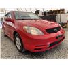 Image 8 : 2004 TOYOTA MATRIX, RED, 299999 KMS, FRONT WHEEL DRIVE. - D820163