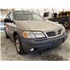 Image 8 : 2000 PONTIAC MONTANNA, BROWN, 191170 KMS, FRONT WHEEL DRIVE. - B388122
