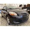Image 8 : 2008 TOYOTA YARIS, BLACK, 272628 KMS, FRONT WHEEL DRIVE. - D274304
