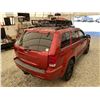 Image 16 : 2006 JEEP GRAND CHEROKEE, RED, 234503 KMS, FOUR WHEEL DRIVE. - J320527