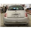 Image 17 : 2012 FIAT 500, SILVER, 106212 KMS, FRONT WHEEL DRIVE. - D123301