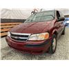 Image 2 : 2005 CHEVY VENTURE, RED, 230315 KMS, FRONT WHEEL DRIVE. - D100226