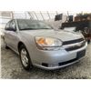 Image 8 : 2004 CHEVY MALIBU, SILVER, 184533 KMS, FRONT WHEEL DRIVE. - B119249