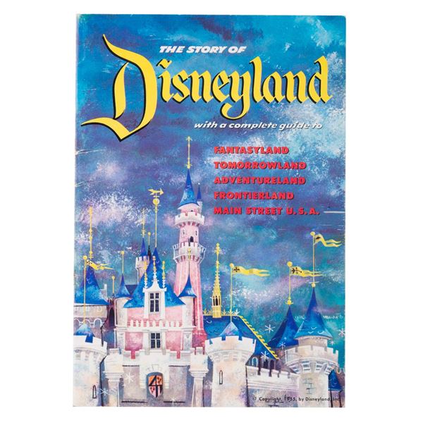 A 1955 The Story of Disneyland Guidebook.