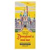 Image 1 : A 1956 Official Disneyland Road Map by Richfield.