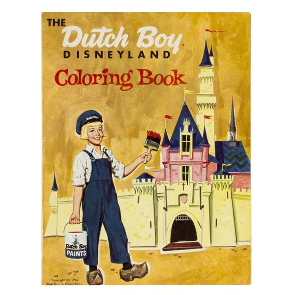 A Dutch Boy Disneyland Coloring Book.