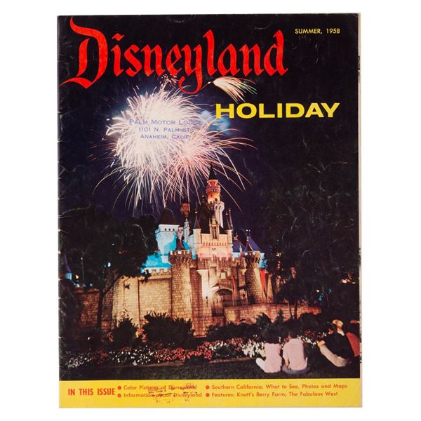 A 1958 Disneyland Holiday Magazine.