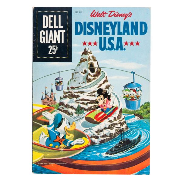 A 1960 Disneyland U.S.A. Comic Book.