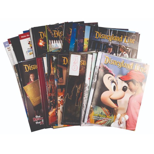 A Collection of 118 Disneyland Line Newsletters.