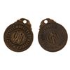 Image 1 : A Pair of United Steel Workers Convention Brass Medallions.