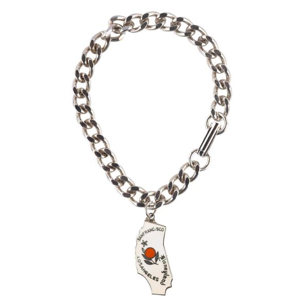 A Bracelet with a State of California Charm.