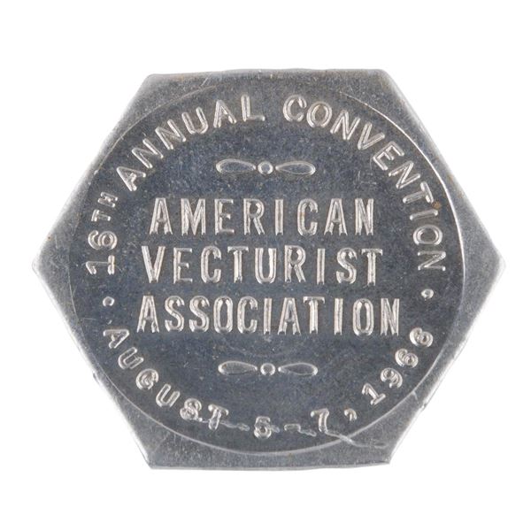 An American Vecturist Association Disneyland Token.
