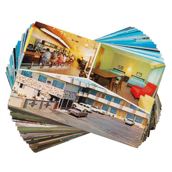 A Large Collection Disneyland Area Motel Postcards.