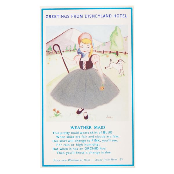 A Disneyland Hotel"Weather Maid” Hygroscope.