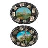 Image 1 : A Pair of Disneyland Abalone Trivets.