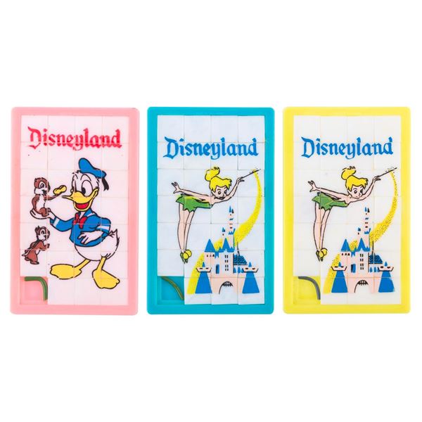 Three Early Disneyland Slide Puzzles.