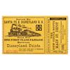 Image 1 : A 1955/56 Santa Fe & Disneyland Railroad Ticket with Stub.