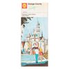Image 1 : A 1972 Shell Oil Orange County Map with a Disneyland Castle Cover.