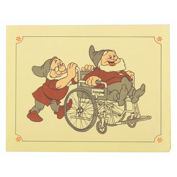 A 1970s Disneyland Wheelchair Accomodations Brochure.